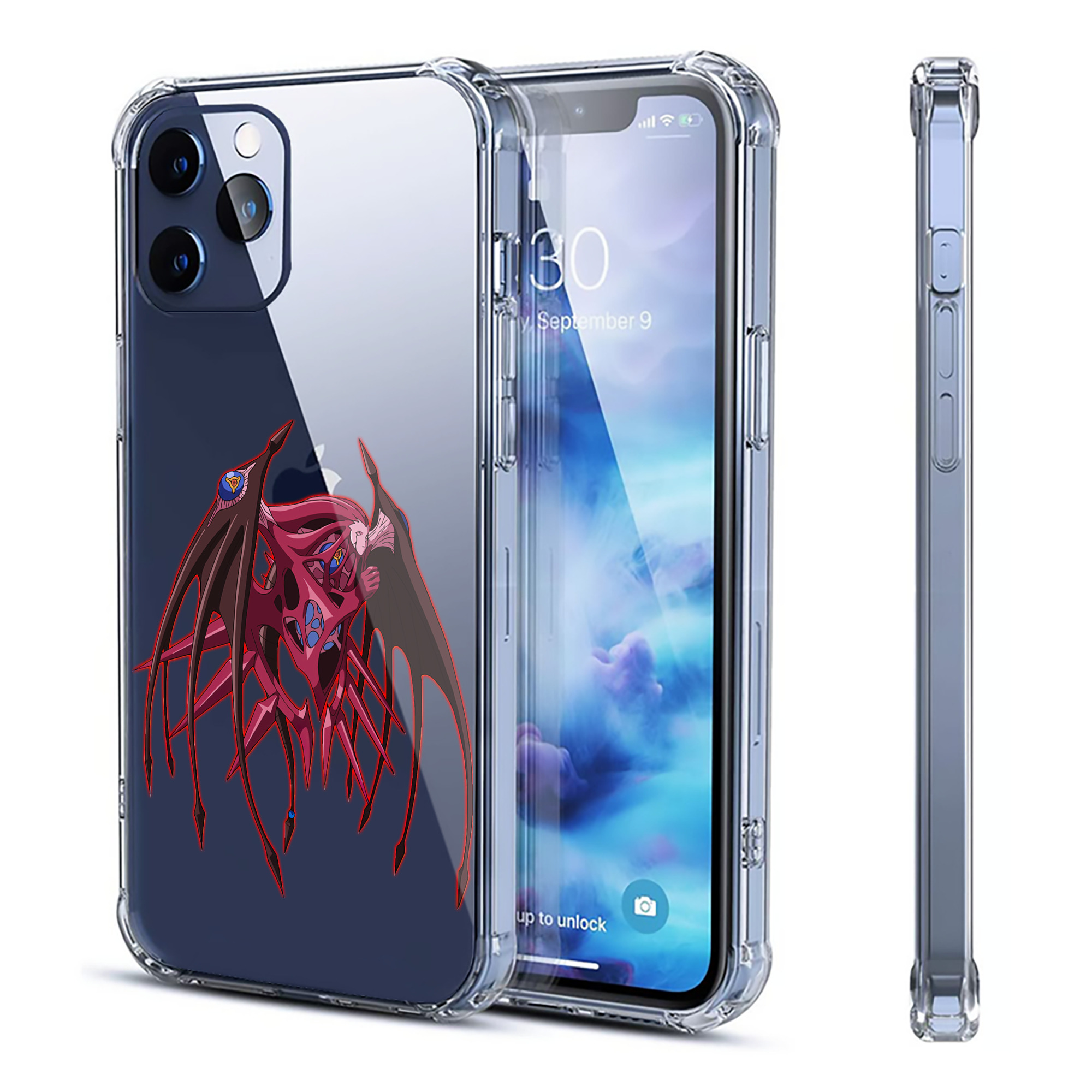 （画像用） 遊☆戯☆王 Yu-Gi-Oh! 【iPhone 12シリーズ対応】透明スマホケース（クリアソフトケース）